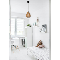 BERGE LED DREVENÝ STROPNÝ ZÁVESNÝ LUSTER Nastaviteľný Vysokokvalitný E27