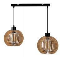 BERGE LED stropná závesná lampa s nastaviteľnou atmosférou 2xE27 do kuchyne a obývačky