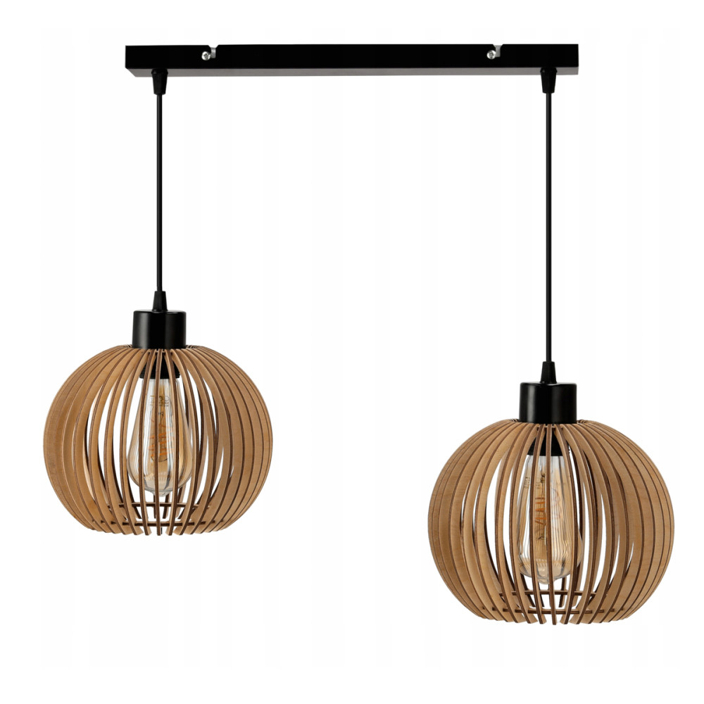 BERGE LED stropná závesná lampa s nastaviteľnou atmosférou 2xE27 do kuchyne a obývačky