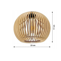 BERGE LED stropná závesná lampa s nastaviteľnou atmosférou 2xE27 do kuchyne a obývačky
