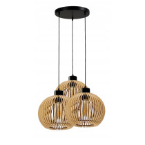 BERGE LED závesná lampa do miestnosti, nastaviteľná, 3XE27