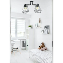 BERGE Závesná lampa DRON 4xE27 DIAMOND LARGE