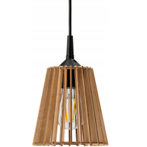 BERGE LED DREVENÁ STROPNÁ ZÁVESNÁ LAMPA S DLHÝM NASTAVITEĽNÝM KÁBLOM + KLIP