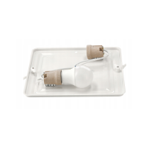 BERGE LED stropné svietidlo 2xE27 + 2x žiarovka Philips E27 10W