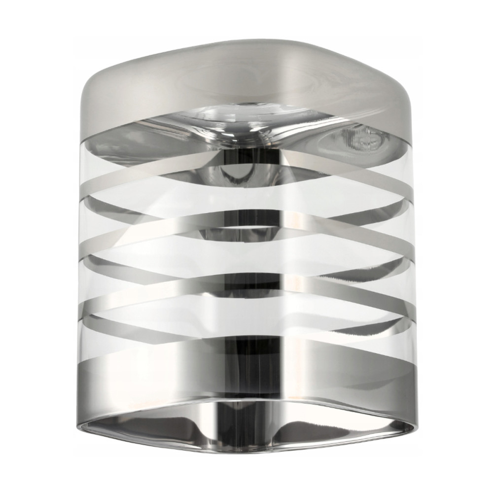 BERGE Sklenené tienidlo OBDĹŽNIKOVÉ HORIZONTÁLNE PRUHY