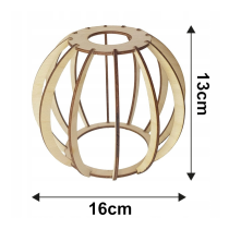 BERGE MALÁ ZÁVESNÁ LAMPA LOFT S GUĽOVÝM OBALOM