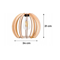 BERGE Závesné stropné svietidlo, vinuté (špirálové), loftový štýl – guľa