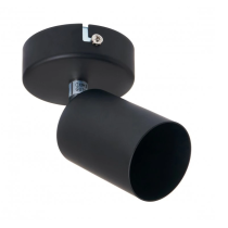 BERGE Stropné LED svietidlo VIKI 1x GU10 čierne + 1x LED žiarovka