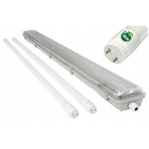 BERGE SADA 2x Hermetické svietidlo 120cm lampa + CW LED žiarivky