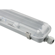 BERGE SADA 4 hermetických svietidiel Philips LED 2x128 cm trubicové svietidlo do garáže a dielne