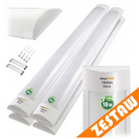 BERGE Sada 4 LED lámp do garáže a dielne 18W 60cm 4500K denné svetlo 230V