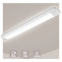 BERGE Sada 4 LED lámp do garáže a dielne 18W 60cm 4500K denné svetlo 230V