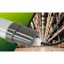 BERGE Sada 4 LED svietidiel 120 cm 36 W 3000 lm Hermetické svietidlo IP65 do garáže, dielne