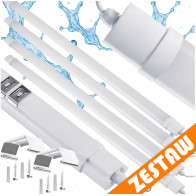 BERGE SADA 4 LED svietidiel 120cm 36W 3000lm Hermetické svietidlo IP65 do garáže, dielne