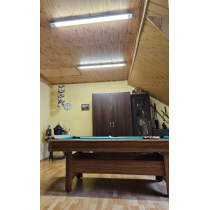 BERGE SADA 4 x hermetických LED lámp 120 cm do dielní so žiarivkami