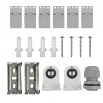BERGE Sada hermetického svietidla LED žiarivky do garáže 120 cm povrchová montáž