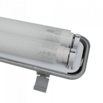 BERGE Sada hermetického svietidla LED žiarivky do garáže 120 cm povrchová montáž