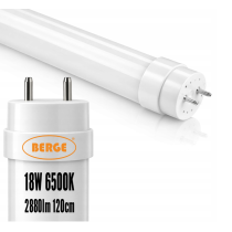 BERGE SADA Hermetické svietidlo s reflektorom 120cm 36W 5760lm 6500K + 2x LED žiarivky