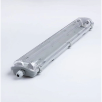 BERGE Hermetické LED svietidlo 60 cm + 2 LED žiarivky - neutrálna biela