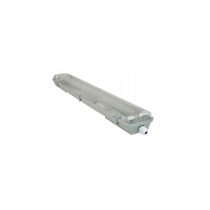 BERGE Hermetické LED svietidlo 2x60cm G13 - IP65 + žiarivky