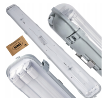 BERGE SADA Hermetická LED lampa 120cm 54W 5400lm 4000K + 3x Prémiové LED trubice