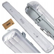 BERGE SADA Hermetická LED lampa 120cm 54W 5400lm 6000K + 3x Prémiové LED trubice