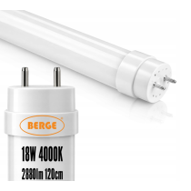 BERGE SADA Hermetická LED lampa 120cm 54W 8640lm 4000K + 3x Prémiové LED trubice