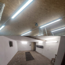 BERGE SADA Hermetická LED lampa 120cm 54W 8640lm 6500K + 3x Prémiové LED trubice