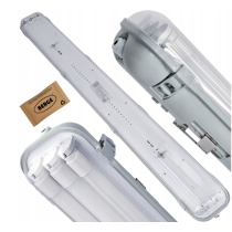 BERGE SADA Hermetická LED lampa 120cm 54W 8640lm 6500K + 3x Prémiové LED trubice
