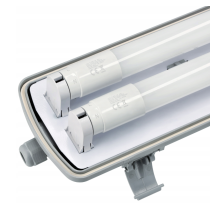 BERGE Sada LED svietidiel 120 cm, 36 W, 3600 lm, 4000 K, do garáže, s plechom