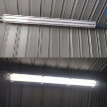 BERGE Sada LED svietidiel 120 cm, 36 W, 3600 lm, 6000 K, do garáže, s plechom