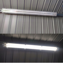 BERGE Sada LED svietidiel 120 cm, 36 W, 5760 lm, 6500 K, do garáže, s plechom