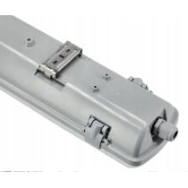 BERGE Sada LED svietidiel 120 cm, 36 W, 5760 lm, 6500 K, do garáže, s plechom