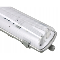 BERGE Sada LED svietidiel 120 cm, 36 W, 5760 lm, 6500 K, do garáže, s plechom