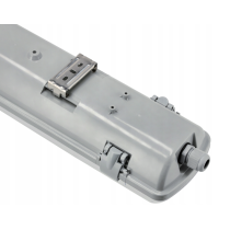 BERGE Sada LED svietidiel, hermetické svietidlo, 60 cm, 18 W, 2880 lm, 4000 K, do garáže, s plechom