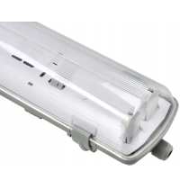 BERGE Sada LED svietidiel, hermetické svietidlo, 60 cm, 18 W, 2880 lm, 4000 K, do garáže, s plechom