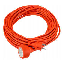 BERGE 20m predlžovací kábel pre záhradnú kosačku, dlhý, 230V, 2x1mm2, 10A, 2000W