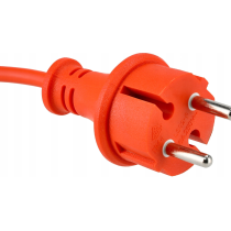 BERGE 20m predlžovací kábel pre záhradnú kosačku, dlhý, 230V, 2x1mm2, 10A, 2000W