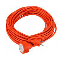 BERGE 40 m predlžovací kábel, stavebný záhradný kábel, univerzálny pre lampy kosačiek na trávu