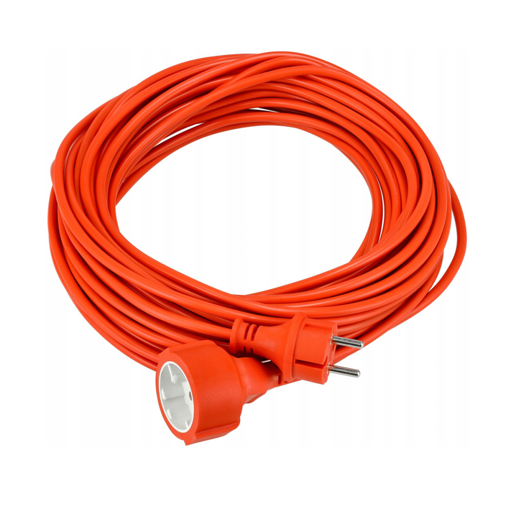 BERGE 40 m predlžovací kábel, stavebný záhradný kábel, univerzálny pre lampy kosačiek na trávu