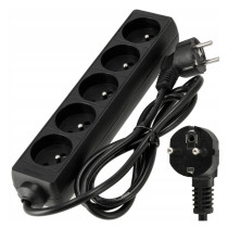 BERGE Predlžovací kábel 5 zásuviek 1,5 m 13A 3000W 3*1,0 mm2