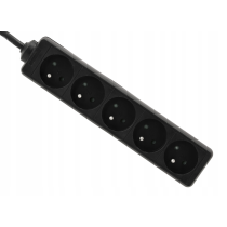 BERGE Predlžovací kábel 5 zásuviek 1,5 m 13A 3000W 3*1,0 mm2