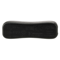 BERGE Kolískový spínač s aretáciou, priechodný otvor, 2A 250V, čierny