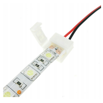 BERGE Konektor pre VODOVZDORNÝ LED pásik, klip, kábel 8mm