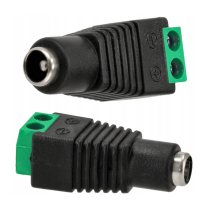 BERGE Sada konektorov DC 2,1 x 5,5 na pripojenie LED pásikov k napájaciemu zdroju