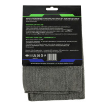 BERGE Mikrovláknová utierka 40x40 na sušenie a leštenie, hrubá 300g/m2, grafitová