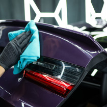 BERGE Mikrovláknová utierka 40x40 na sušenie a leštenie, hrubá 300g/m2, modrá