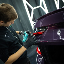 BERGE Mikrovláknová utierka 40x40 na sušenie a leštenie, hrubá 300g/m2, modrá