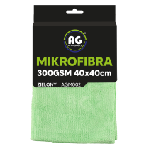 BERGE Mikrovláknová utierka 40x40 na sušenie a leštenie, hrubá 300g/m2, zelená
