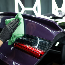 BERGE Mikrovláknová utierka 40x40 na sušenie a leštenie, hrubá 300g/m2, zelená